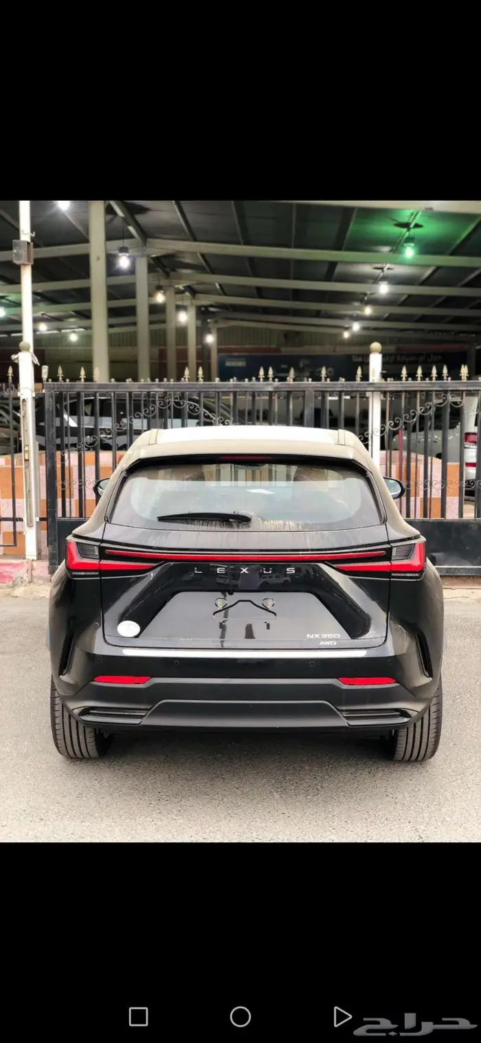 لكزس NX 350 AA 2025 سعودي بنزين أسود داخل جملي 3