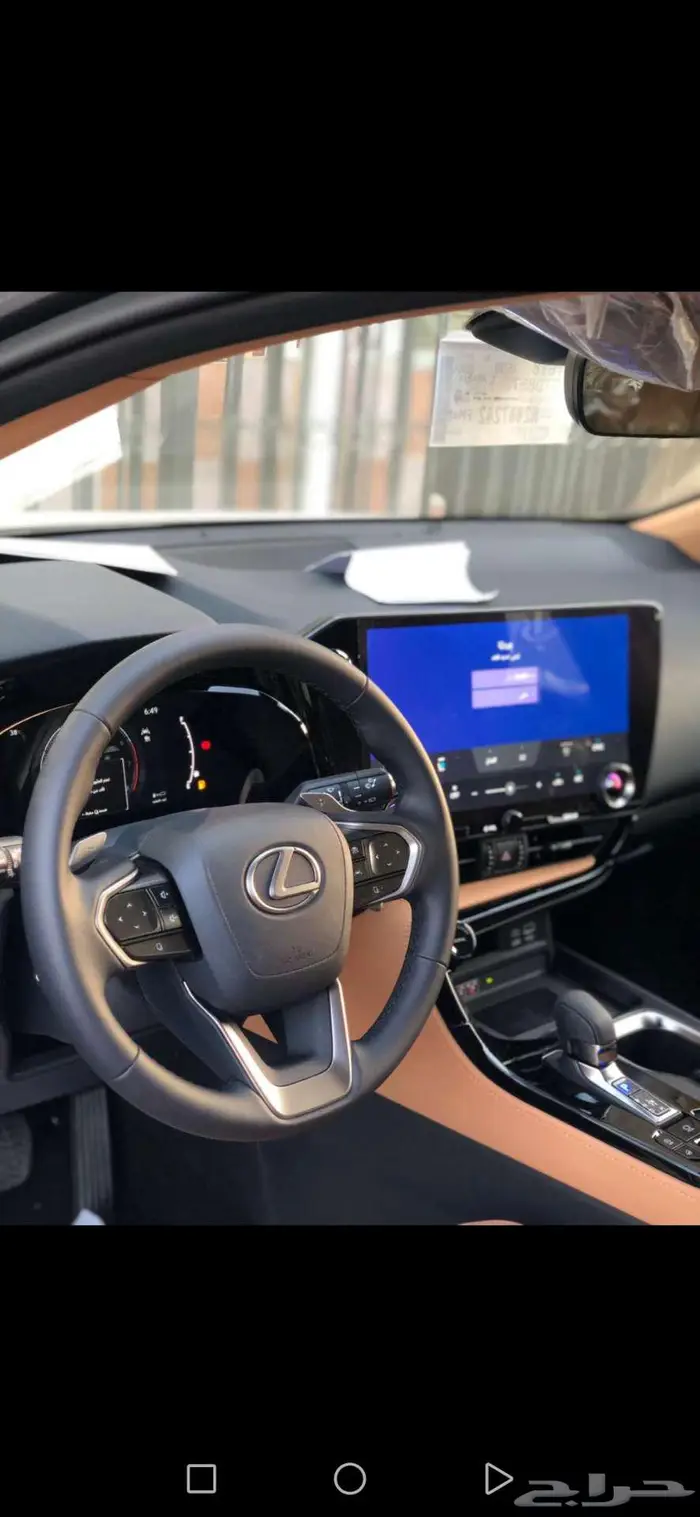 لكزس NX 350 AA 2025 سعودي بنزين أسود داخل جملي 8