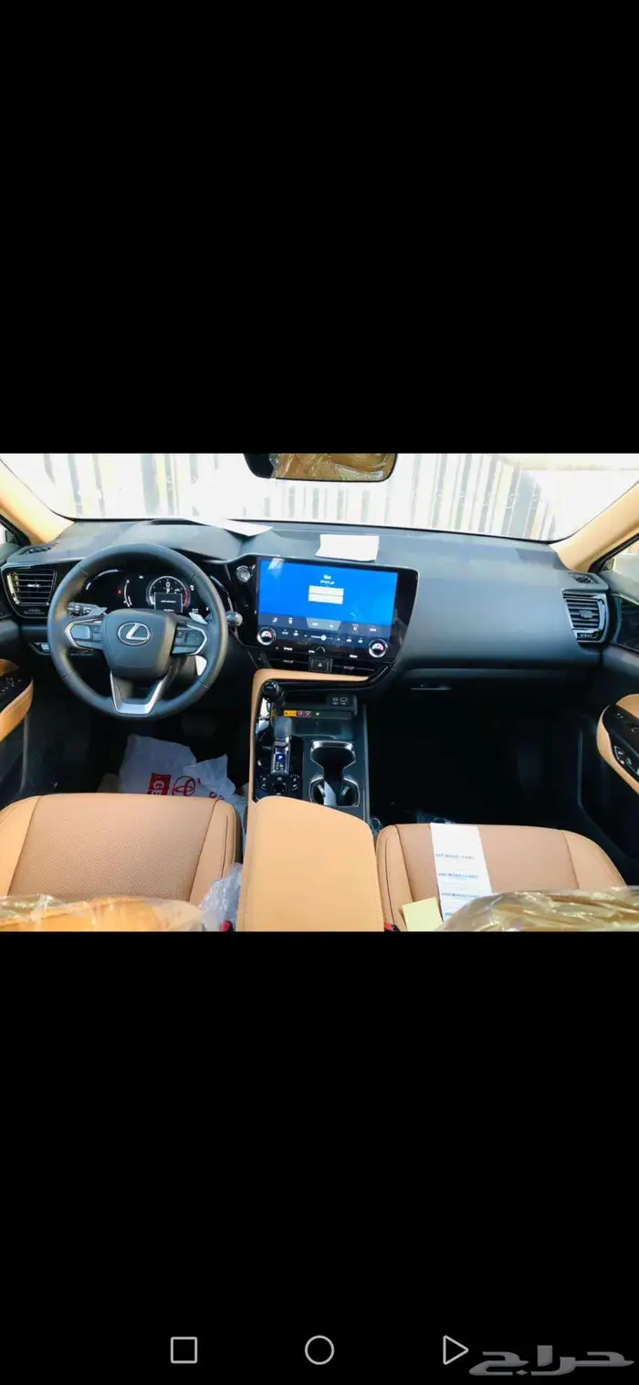 لكزس NX 350 AA 2025 سعودي بنزين أسود داخل جملي 9