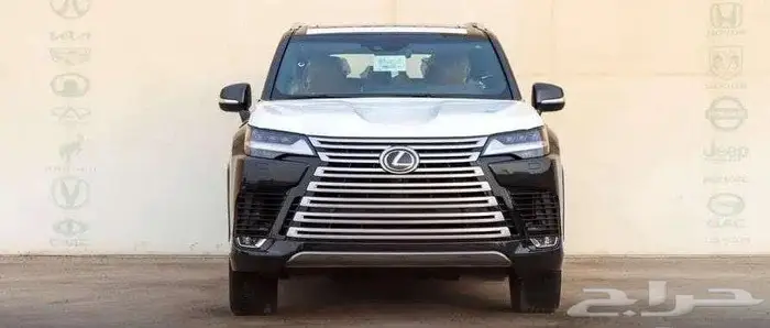 جيب لكزس LX600موديل 2024اسود وابيض bbسعودي 1