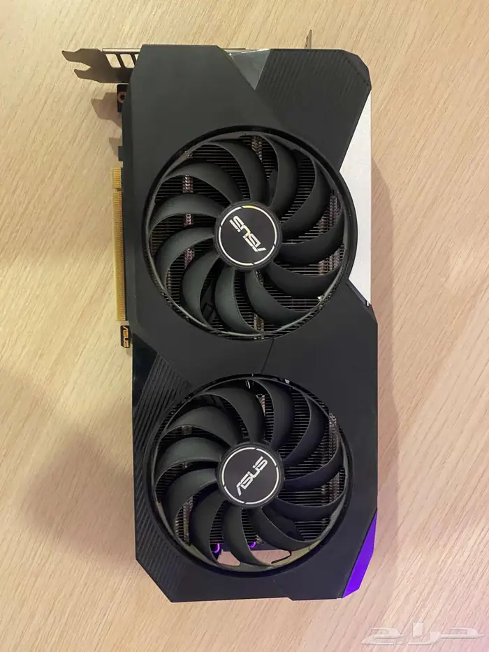 كارت شاشة ASUS DUAL RTX 3060 TI مستعمل 3