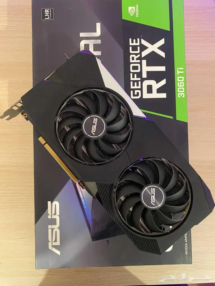كارت شاشة ASUS DUAL RTX 3060 TI مستعمل 0