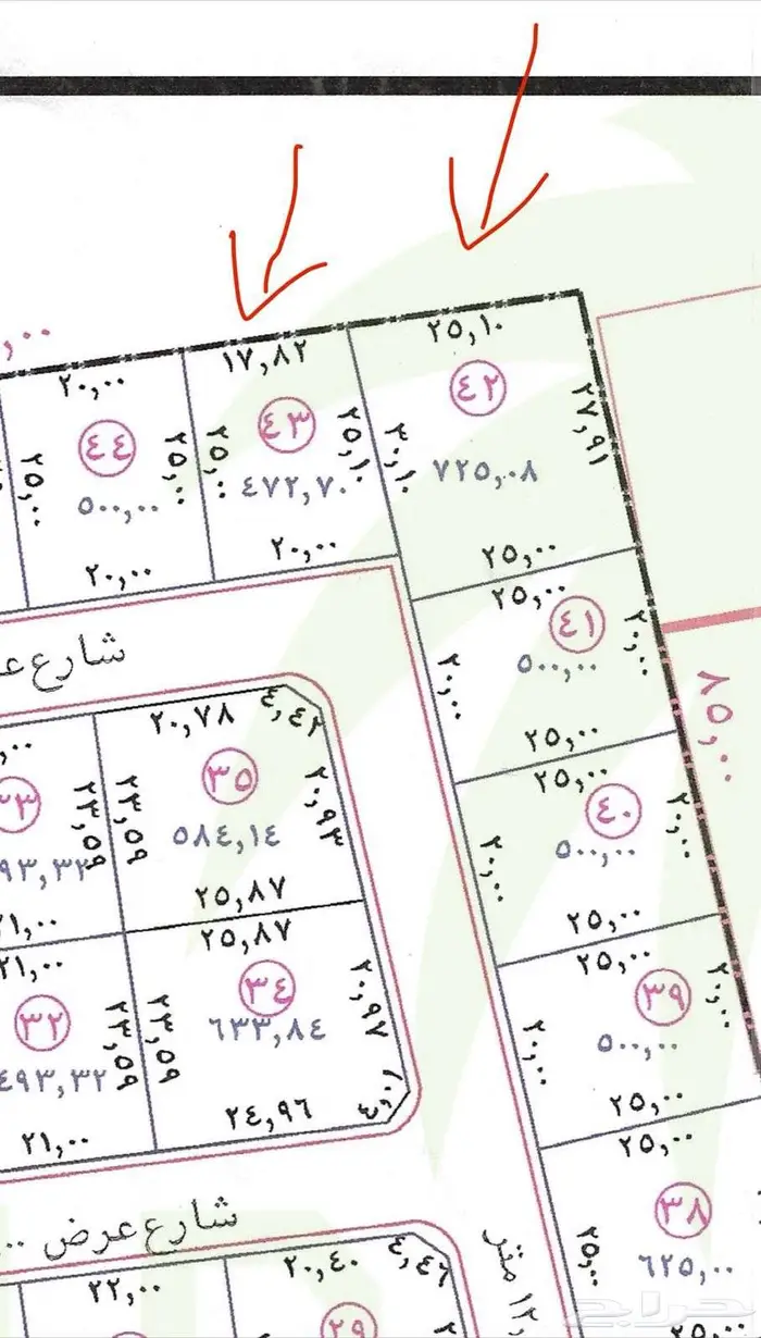 أرض سكنية للبيع بأبوعريش حي الروضة موقعها ممتاز 1