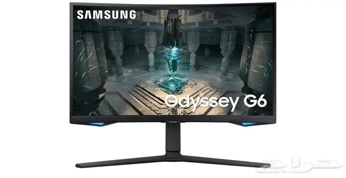السعر 1100شاشة Samsung Odyssey G6 منحنية 32 بوصة تحت الضمان 0