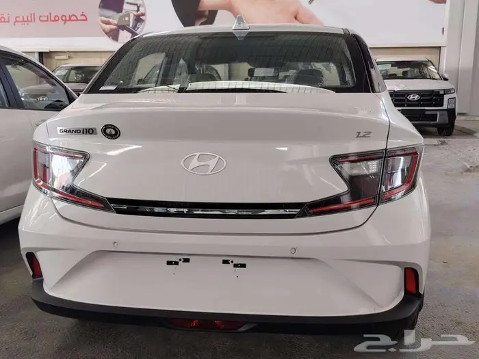 هيونداي جراند i10 موديل 2026 ستاندر لون ابيض 4