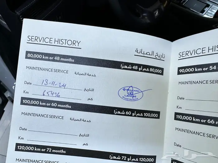لكزس LS 500 اف سبورت 2018 بحالة المصنع مالك اول 98