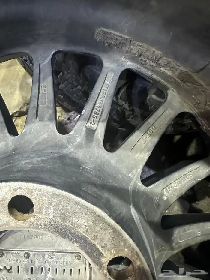 جنوط ميثود اصلي مع كفرات بي اف جودرتش ربع حجري مقاس 17 4