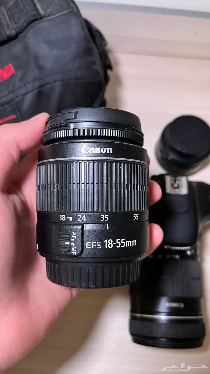كاميرا كانون D600 مع عدساتها 2