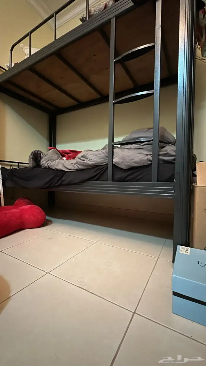 سرير دورين للكبار يتحمل وزن ثقيل BUNK BED سنجل والطول مترين 2