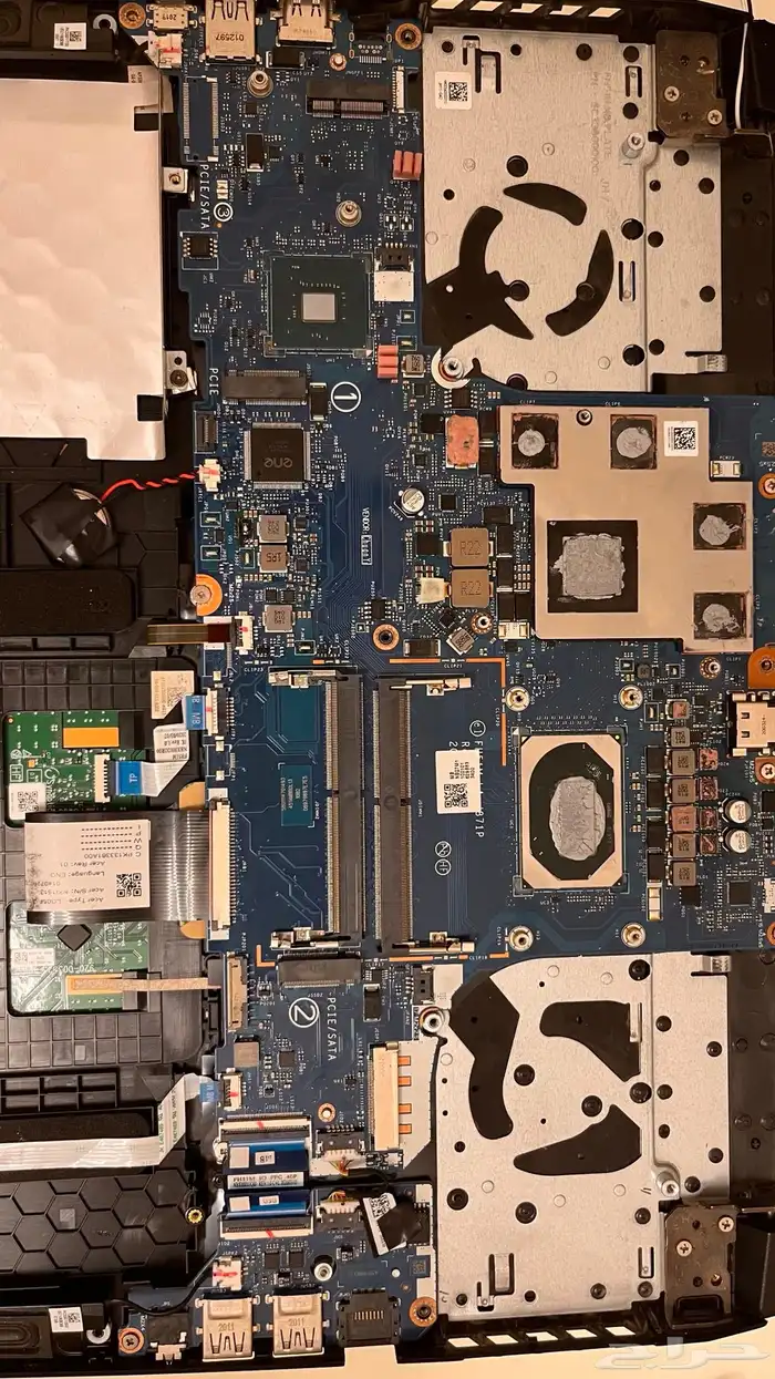 لابتوب مذر بورد خربان laptop motherboard faulty 1