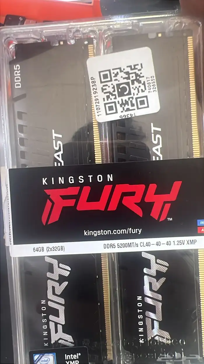 رامات Kingston Fury DDR5 64GB 5200MHz لل PC مكتبي 0