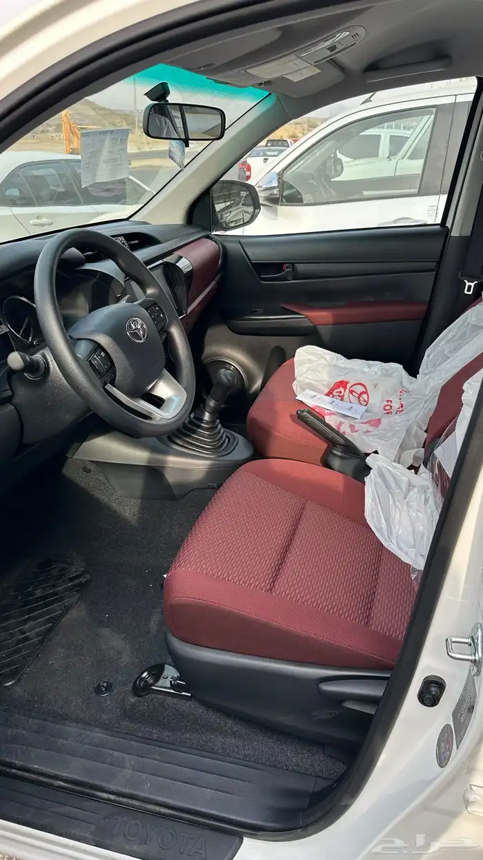 هايلوكس 2025 بنزين طيس اصفار بطاقة كاش وبنك 7