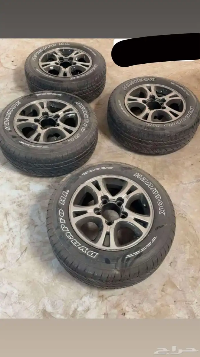 طقم كفرات دنلوب وطقم كفرات هانكوك وجنوط فراشه 6
