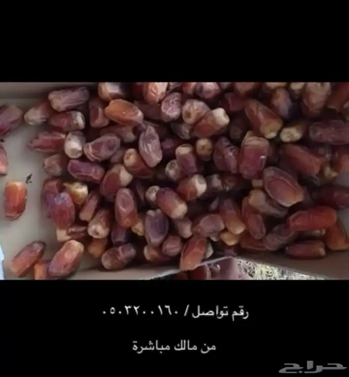 تمر صقعي العدد 500 كرتون الوزن 4 كيلو السعر 70 1