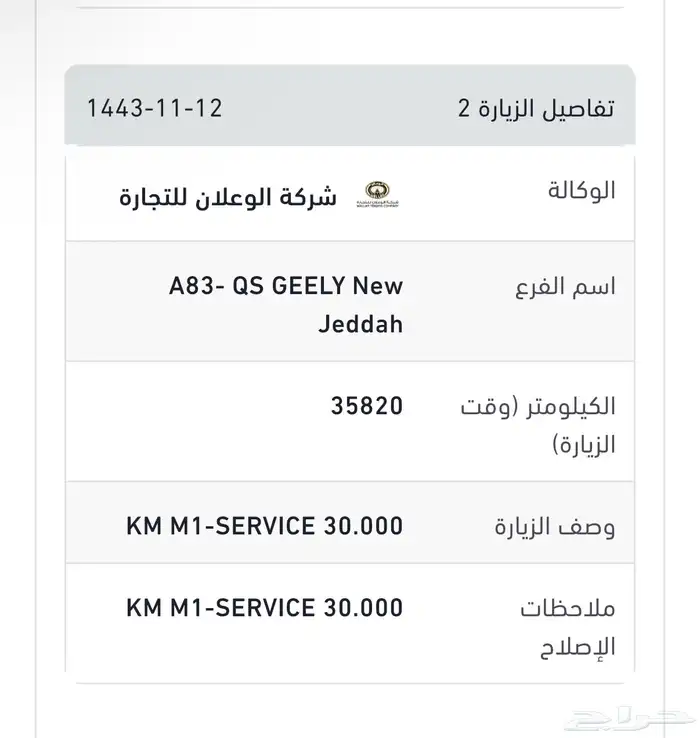 جيلي كولراي 2021 - فل كامل S نظيف جدا 19