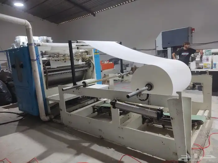 مكائن لصناعة المناديل الورقيه 0