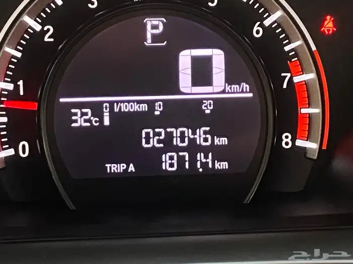 هوندا سيفيك شرط بحاله الوكاله ممشى27الف 11