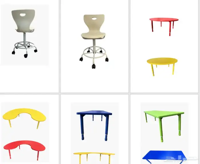 كراسي روضات طاولات روضات اثاث روضه 94