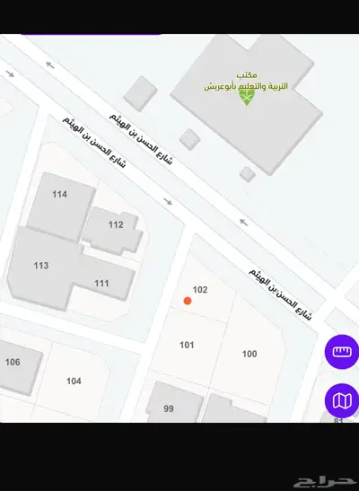 ارض في مدينة ابو عريش 0