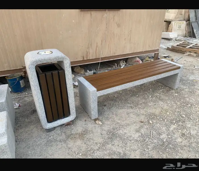 حواجز خرسانية كراسي سلات حدادق 22