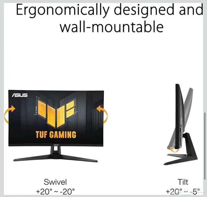 شاشة Asus 2k 180hz 3