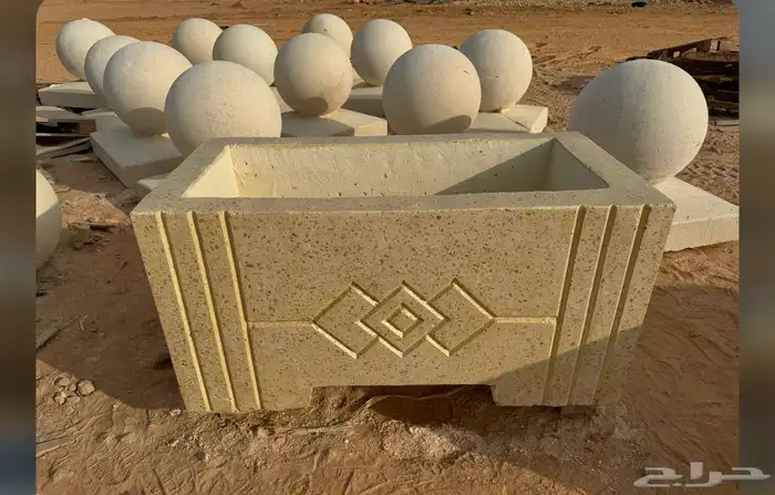 حواجز خرسانية كراسي سلات حدادق 18