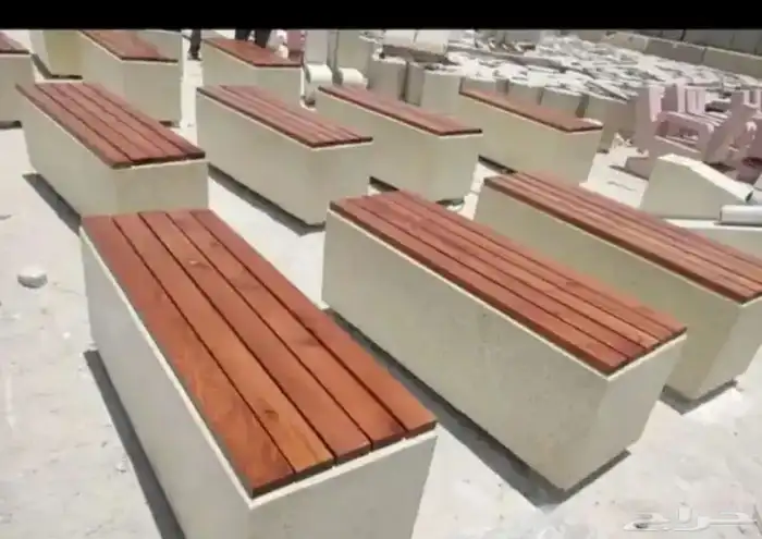 حواجز خرسانية كراسي سلات حدادق 15