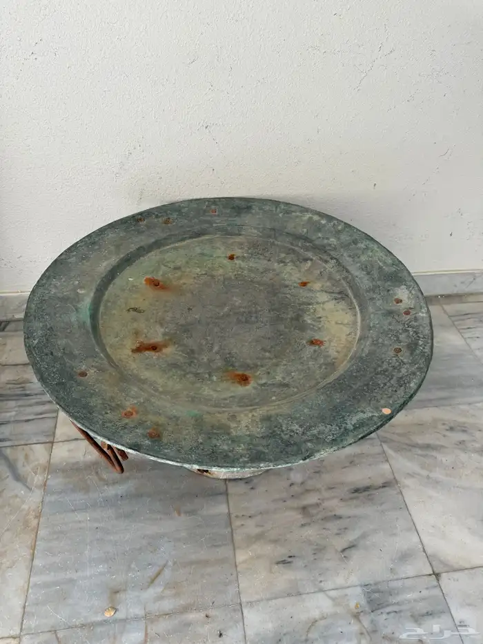 صينية نحاس تراث قديم ام  ركزة 2