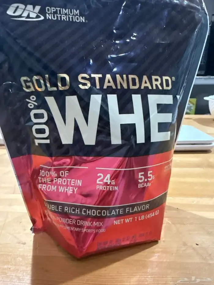 بروتين gold standard whey نكهة double rich chocolate 0