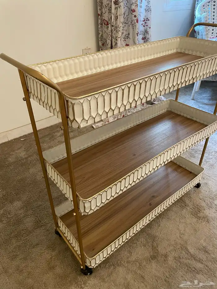 عربة خدمه ثلاث ادوار بعجلات 1