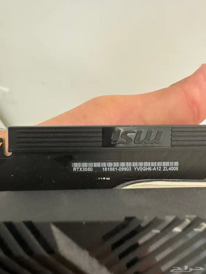 كرت شاشة msi GEFORCE RTX 3050 جديد 5