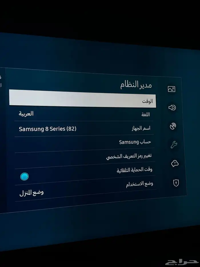 شاشة عملاقة سامسونج 82 بوصة الأصلية سمارت بحالة الوكالة 2