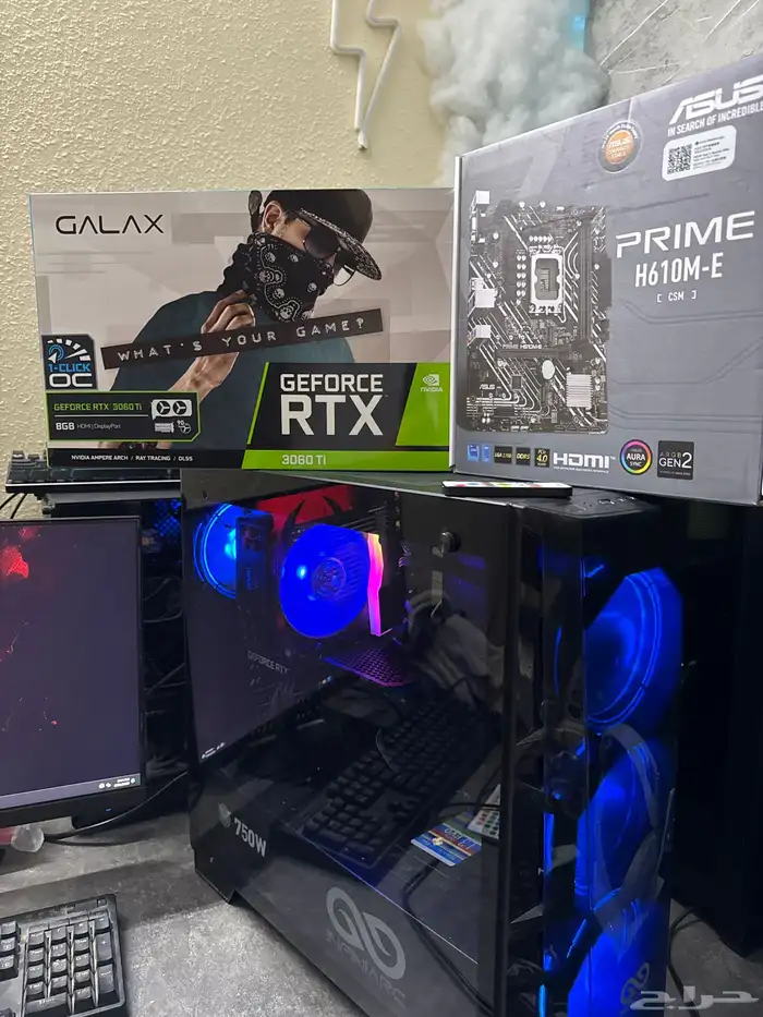 بي سي قيمينق للبيع 3060ti pc 0