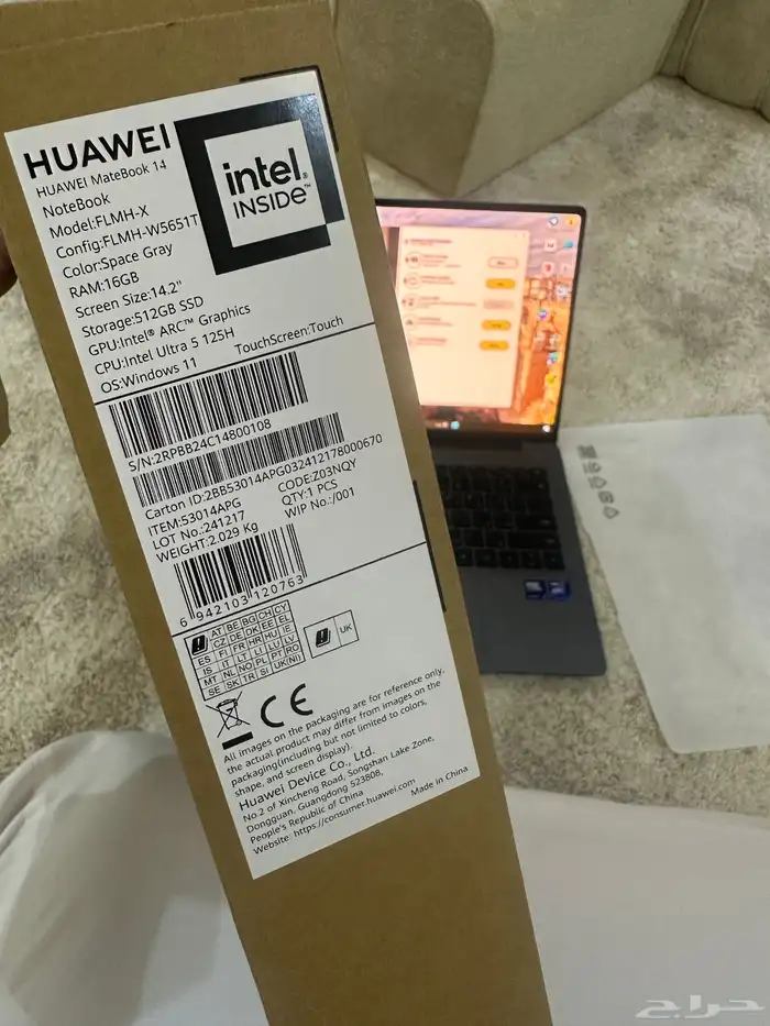 للبيع لابتوب HUAWEI MateBook 14 جديد 5