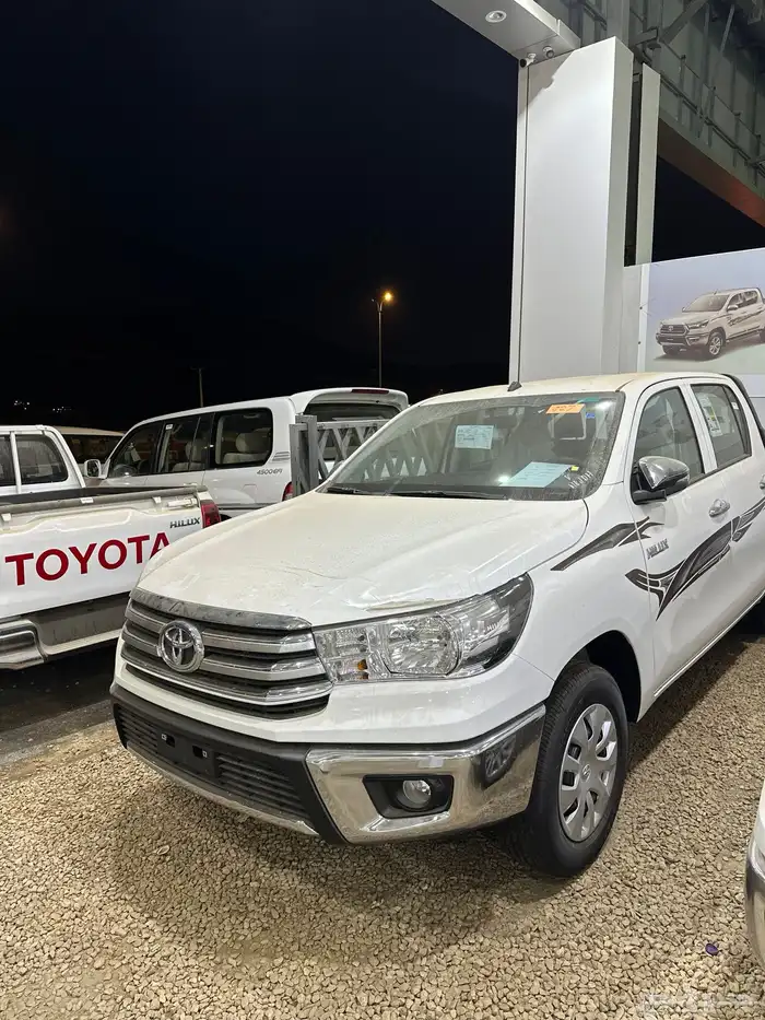 هايلوكس 2025 بنزين طيس اصفار بطاقة كاش وبنك 21