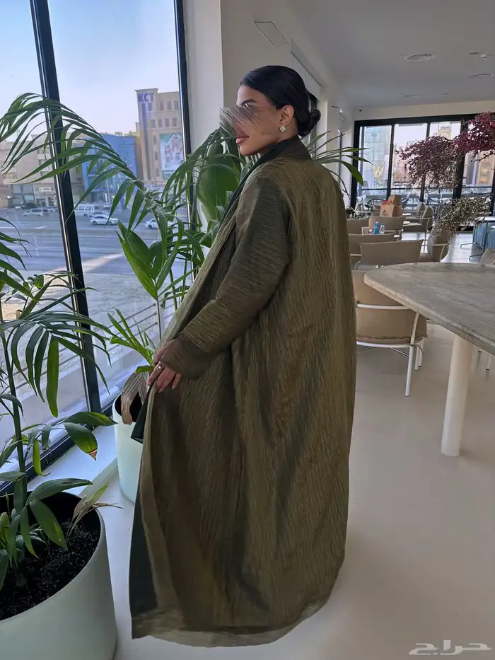 عباية زيتية صيفية 3