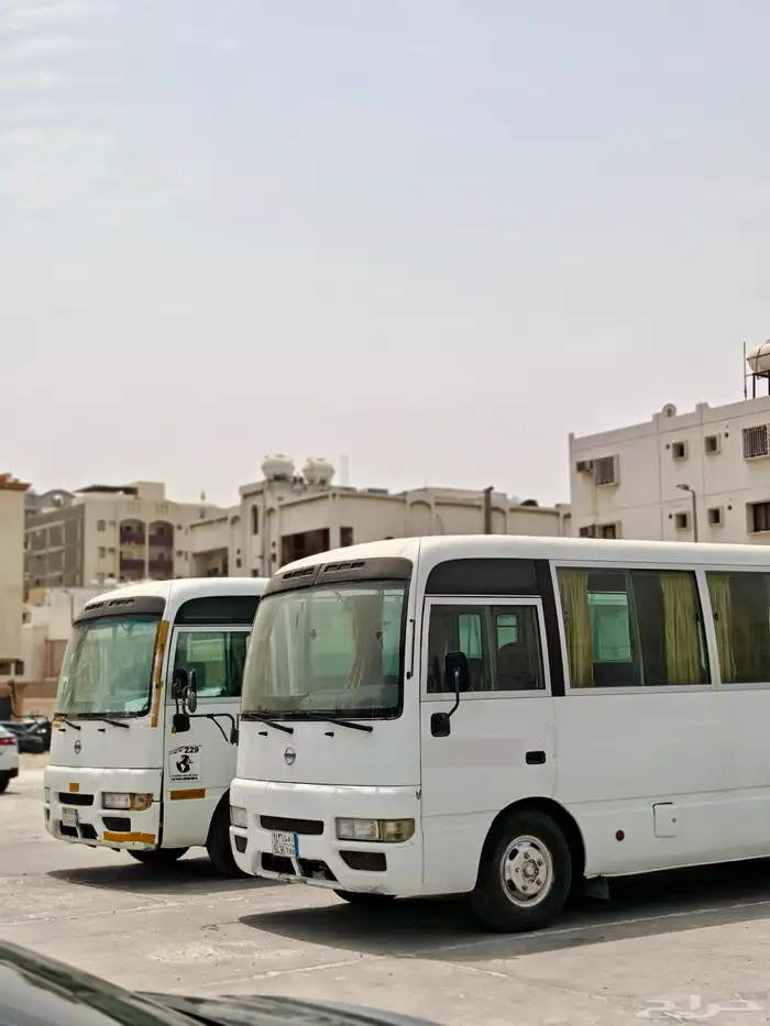 كوستر باص نيسان 30 راكب ديزل للبيع كاش او اقساط 0
