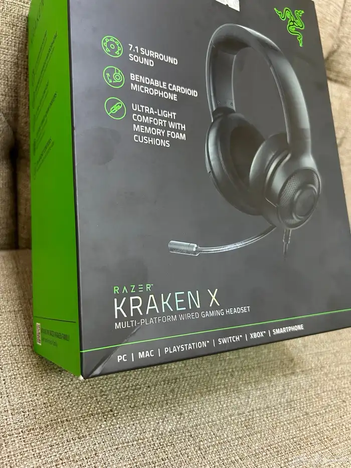 سماعة Razer Kraken X جديدة   لل PC و PlayStation 0