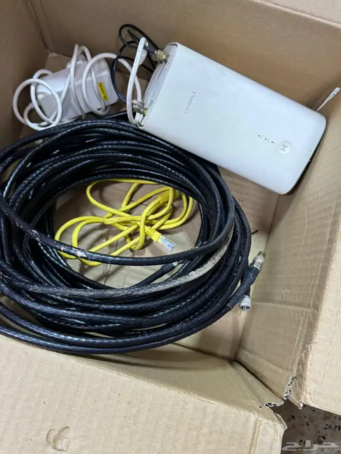 روتر هواوي H122-373 Pro 2 5G معدل 4 مخارج وصحن استقبال خارج 21