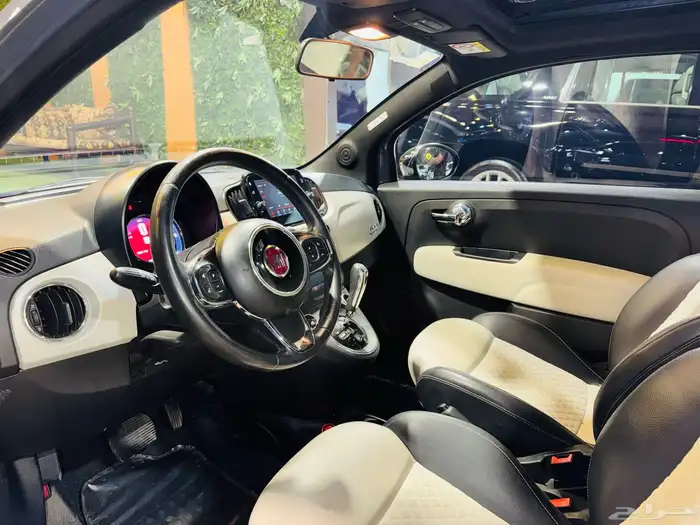 فيات 500 C موديل 2021 فل كامل سعودي 5