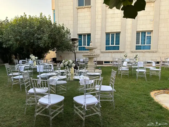تأجير طاولات كراسي تنسيق حفلات 9