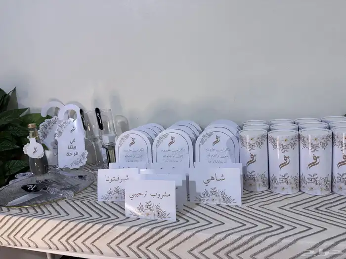 طقم تقطيع كيك ثيمات تعليقة باب توزيعات اعراس اكريليك 7