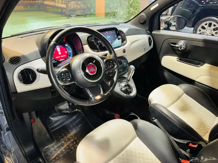 فيات 500 C موديل 2021 فل كامل سعودي 4