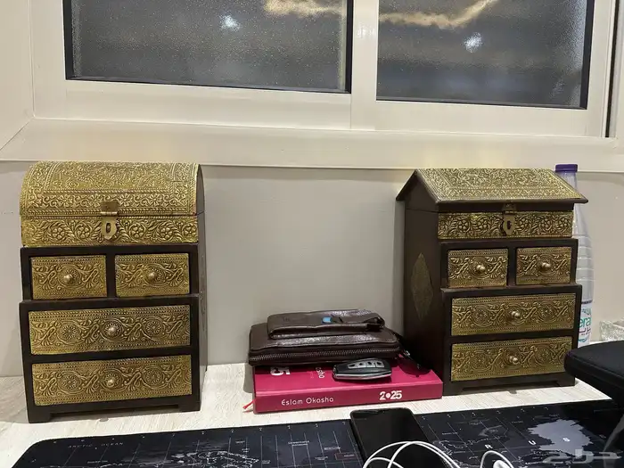صندوق نحاسي تقليدي مصنوع يدويا في الهند (جديد) 2