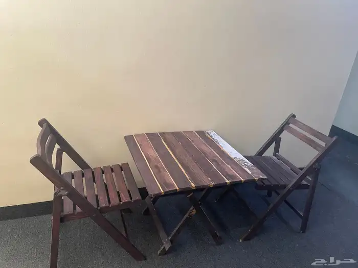 طقم طاوله وكرسيين 0