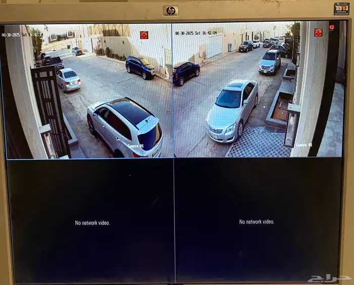 نظام مراقبة 4 كاميرات و الجهاز شامل شاشة كمبيوتر للعرض 0