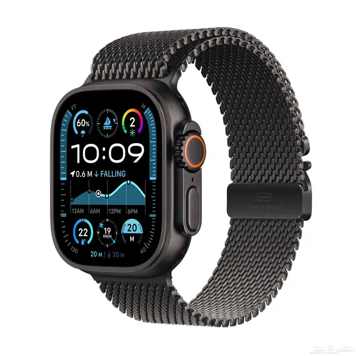 ساعة Aaple watch ultra 2 2024 مع سوار تيتانيوم 0