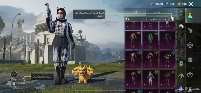 حساب ببجي 44