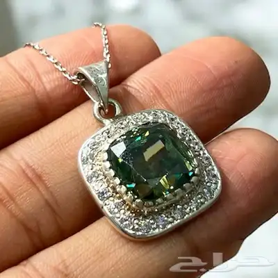 قلادة نسائية موزنايت ( بديل الالماس ) index