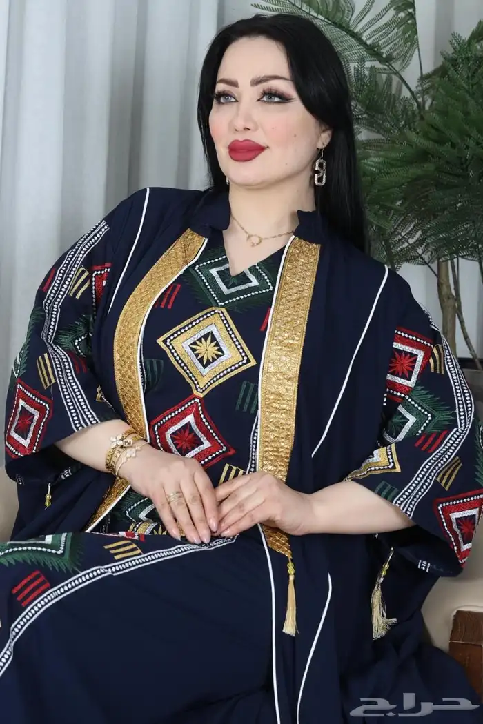 جلابيات موديل كويتي قطعتين 8
